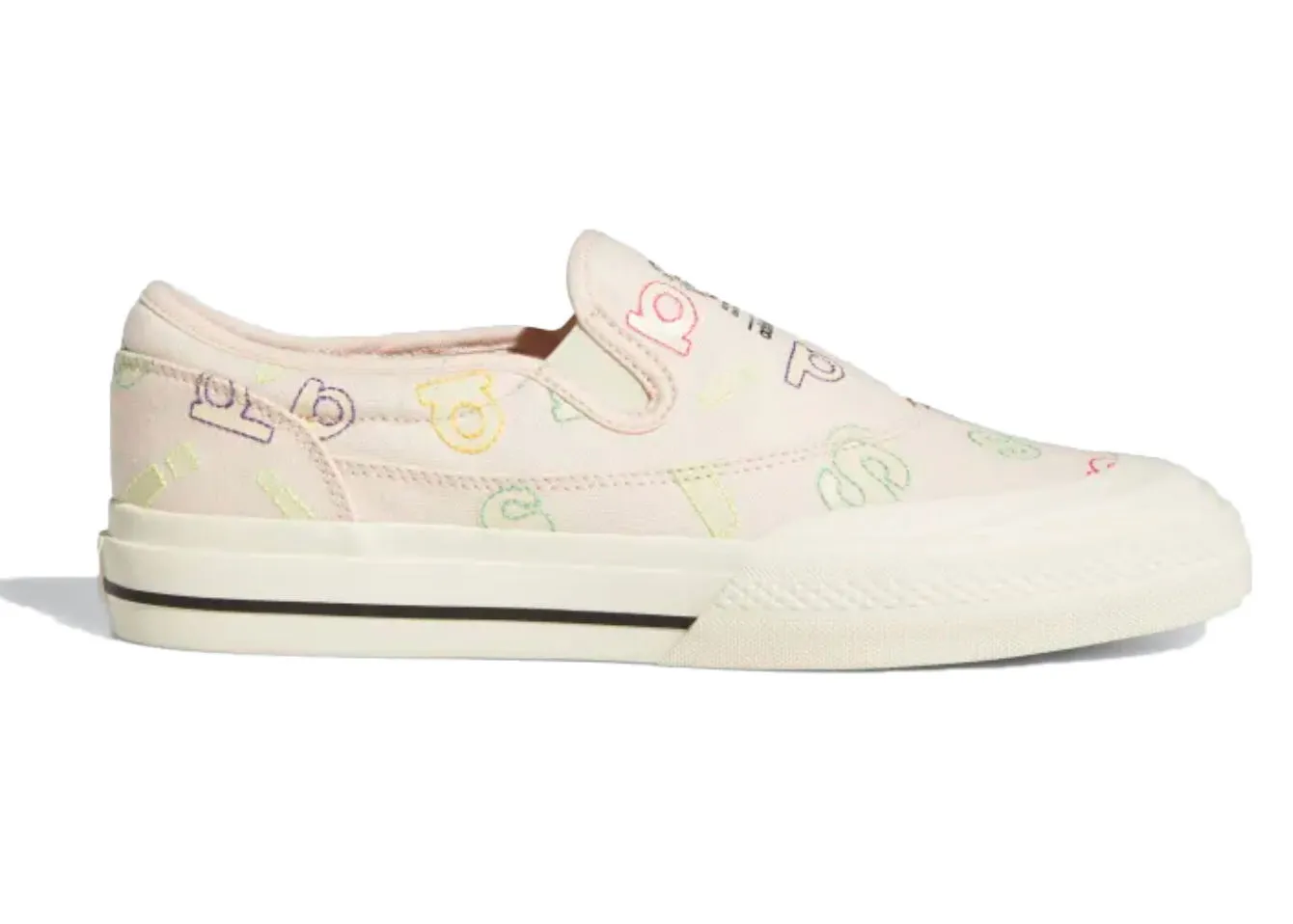 adidas Originals Nizza RF Slip-On Allover Letters