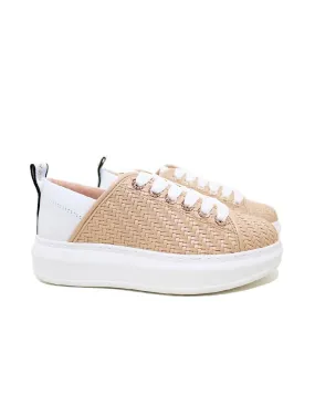 Alexander Smith - WeMBLEY INTRECCIO - Nude - Sneaker woman