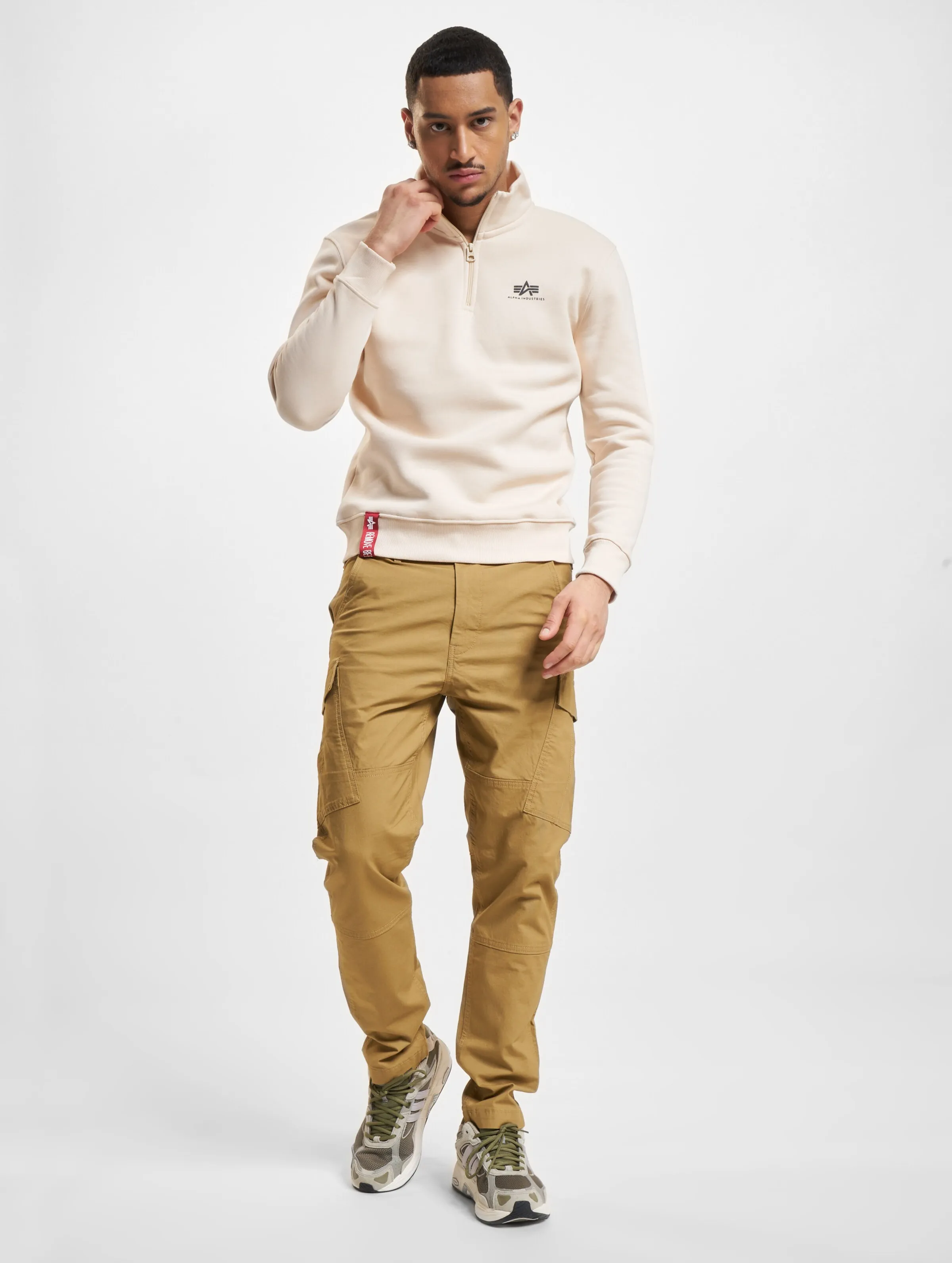 Alpha Industries Alpha Industries Half Zip SL Sweatshirt Jet Stream