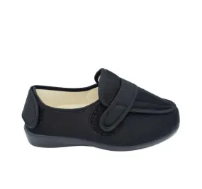 ANATÓMICA DOCTOR CUTILLAS 10387 VELCROS TEXTIL NEGRO ANCHO ESPECIAL PLANTILLA EXTRAÍBLE 24426