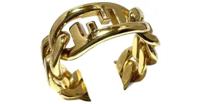 Anillo Orlock para mujeres FENDI Dorado 