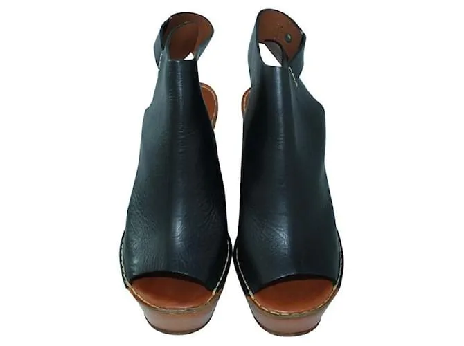Autre Marque Cuñas de madera de DISEÑADOR CONTEMPORÁNEO Negro 