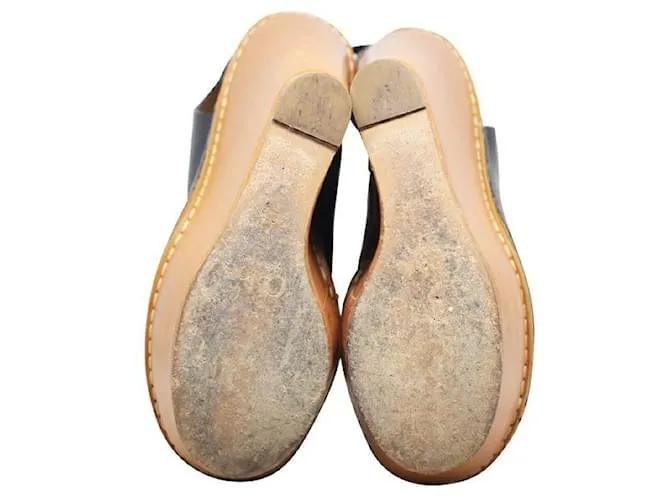 Autre Marque Cuñas de madera de DISEÑADOR CONTEMPORÁNEO Negro 
