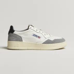 Autry Medalist Low Goat Leather/Suede Sneaker Grey/Black
