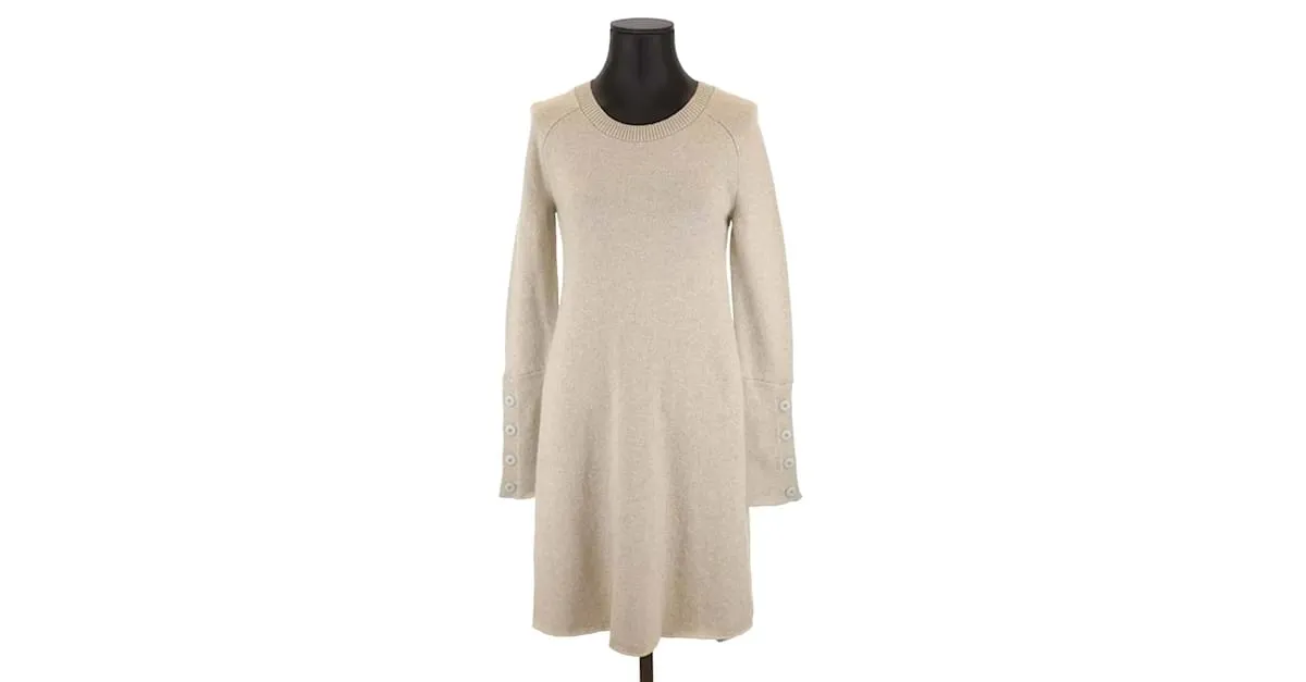Balenciaga Vestido de lana Gris 