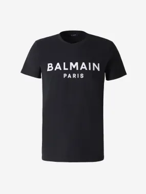 Balmain Camiseta Logo Contraste