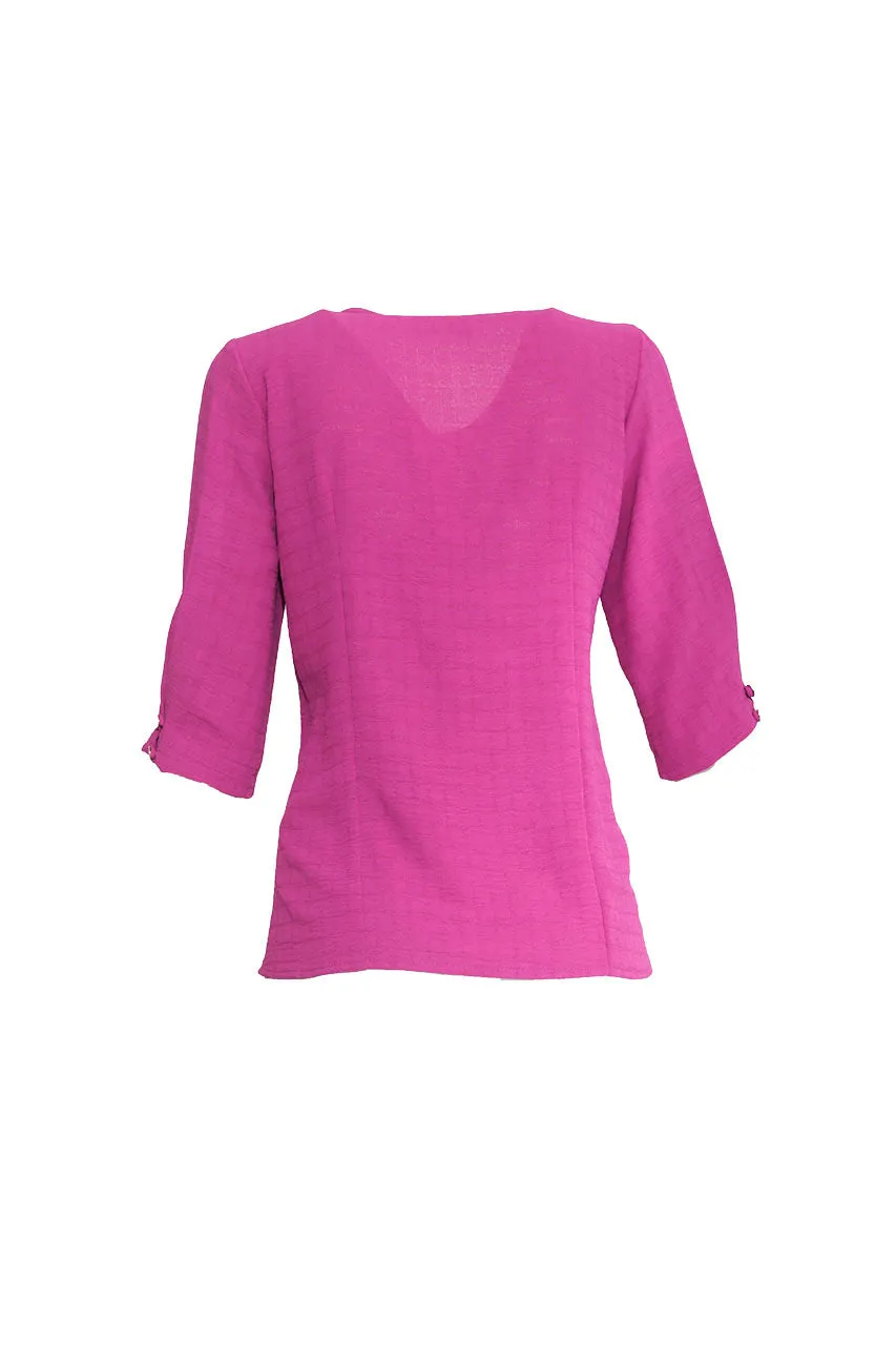 Blusa Cuello Redondo Claudia Ivette 2699