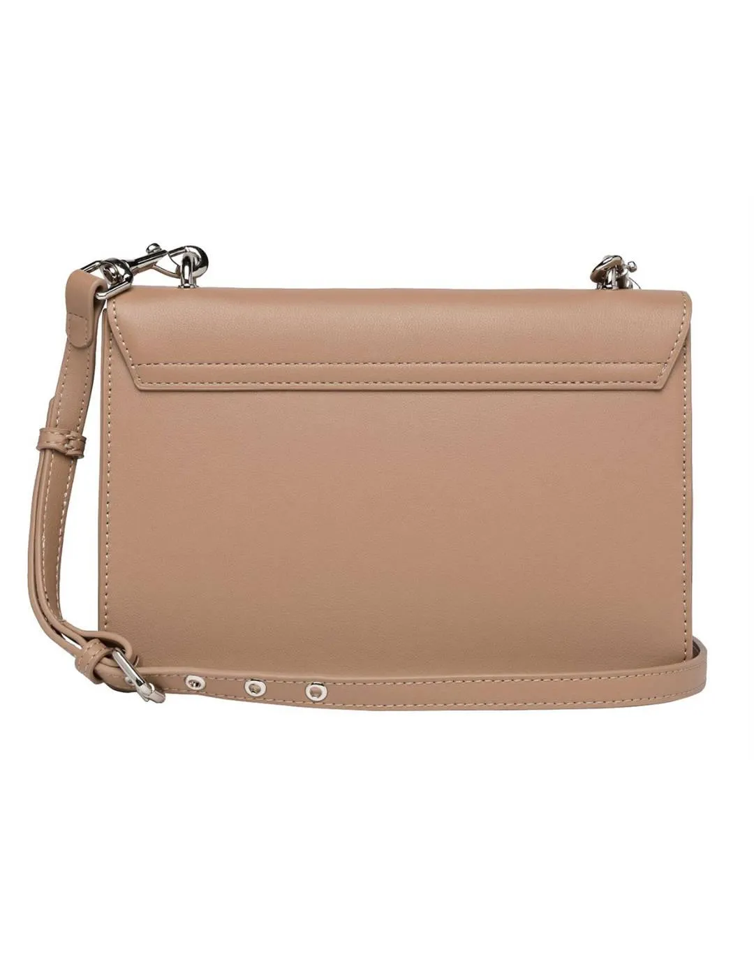 Bolso bandolera Replay marrón cierre solapa para mujer