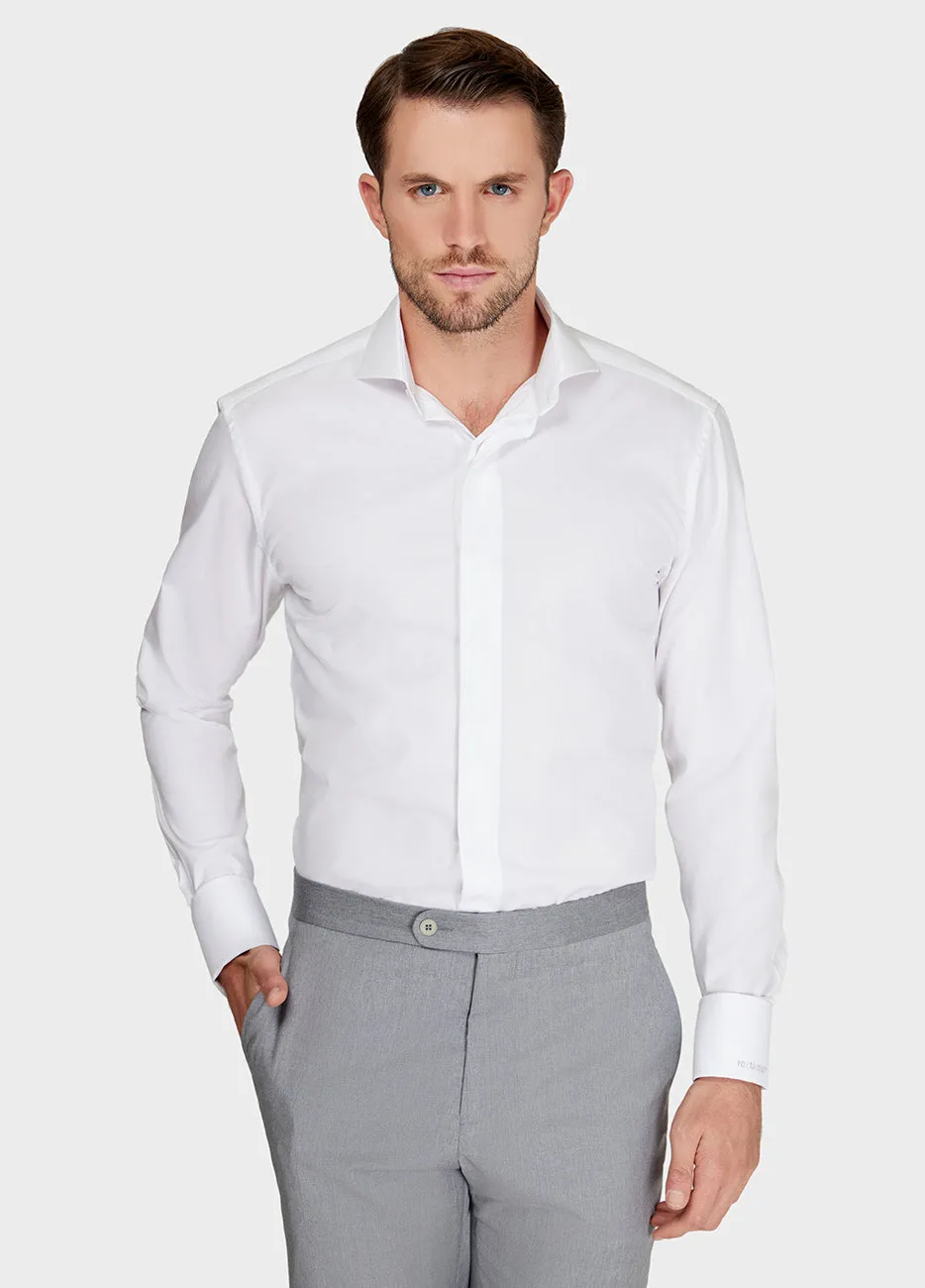 CAMISA BLANCA MICRO ESPIGA