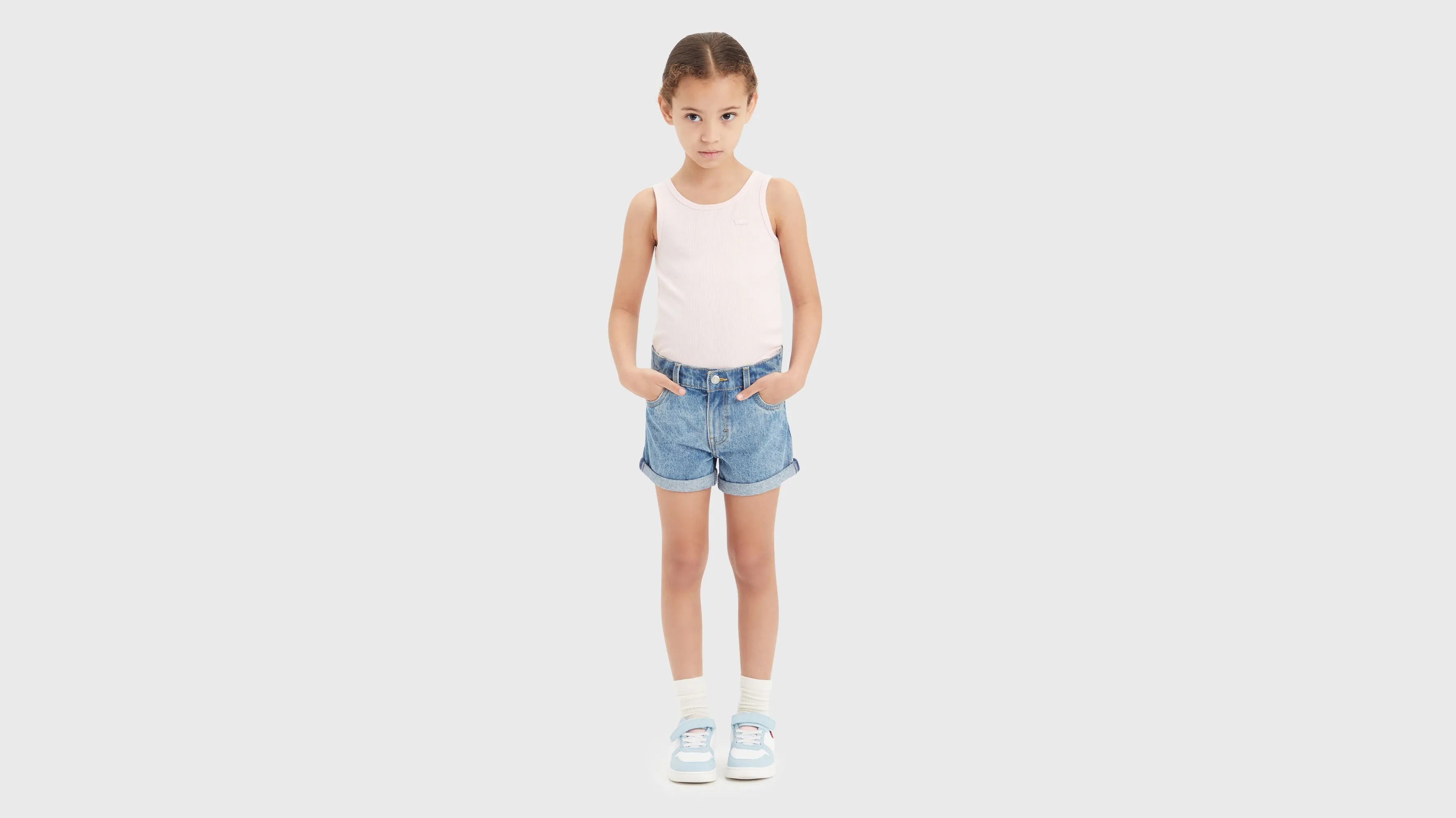 Camiseta Infantil Sin Mangas Meet And Greet Ribbed