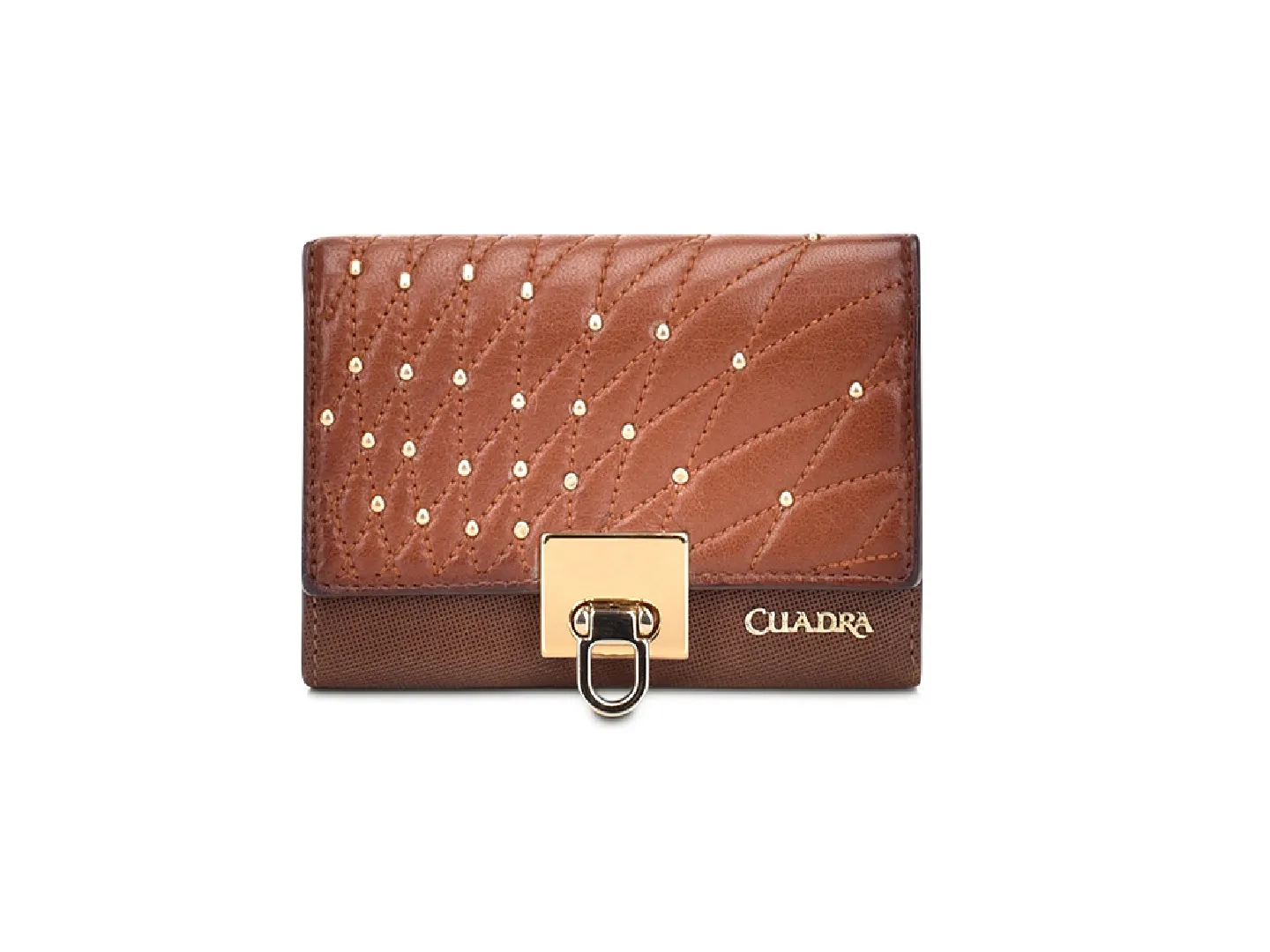 Cartera Cuadra Bd196cr Color Miel