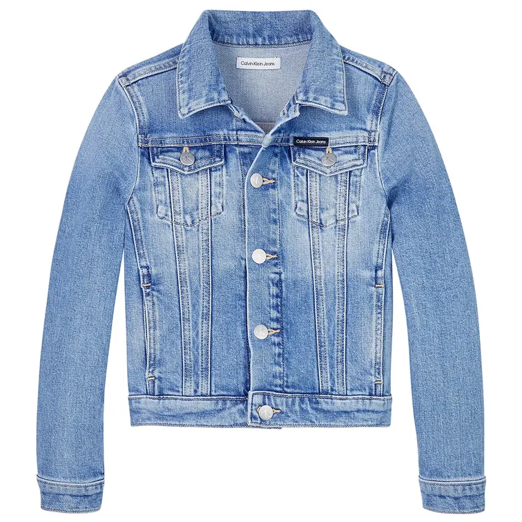 CAZADORA NIÑA  CK AUTHENTIC MID BLUE DENIM JACKE