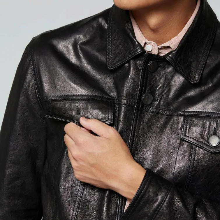 CHAQUETA DE CUERO BRUCE
