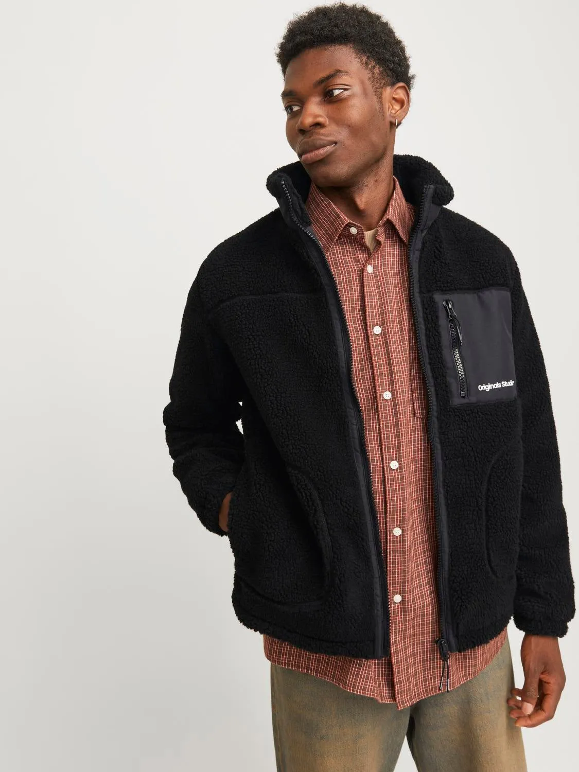 Chaqueta de peluche | Negro | Jack & Jones®