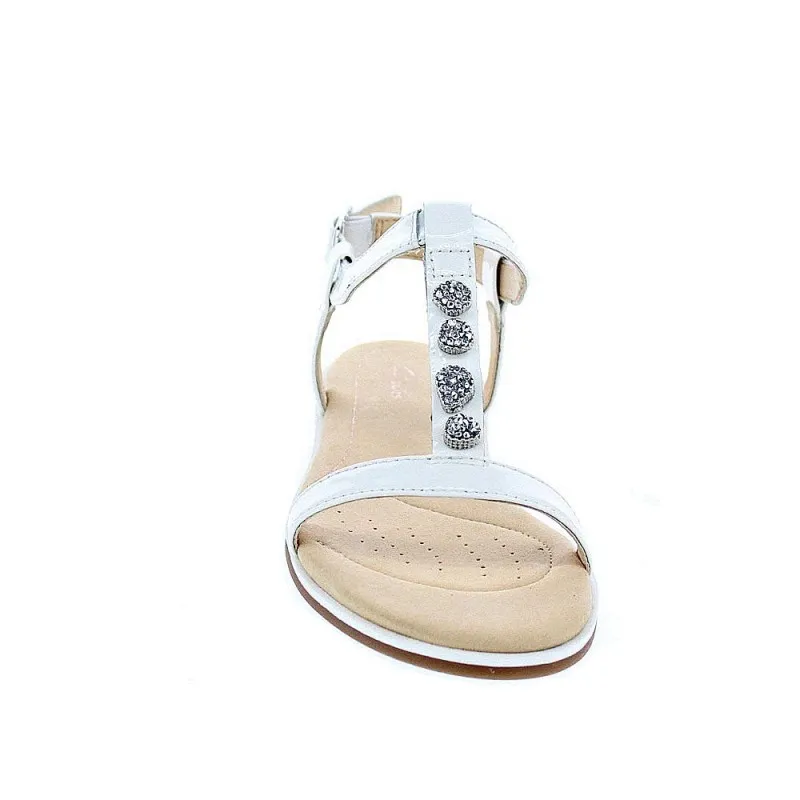 Clarks Sandalias Mujer Bay Blossom Blanco
