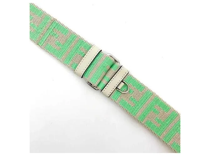 Correa de hombro Fendi gris verde Castaño 