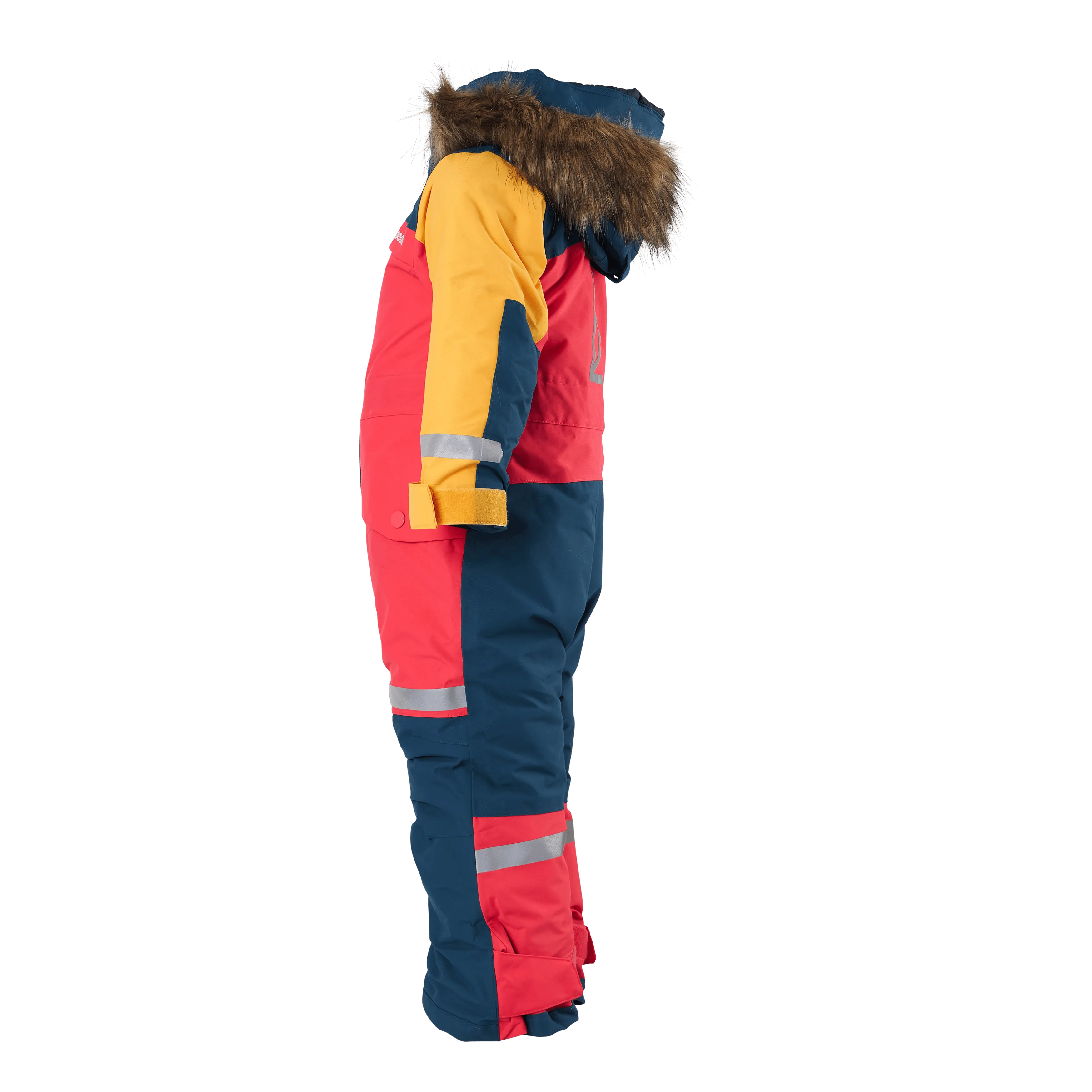 Didriksons Bjärven Kids Coverall Modern Pink