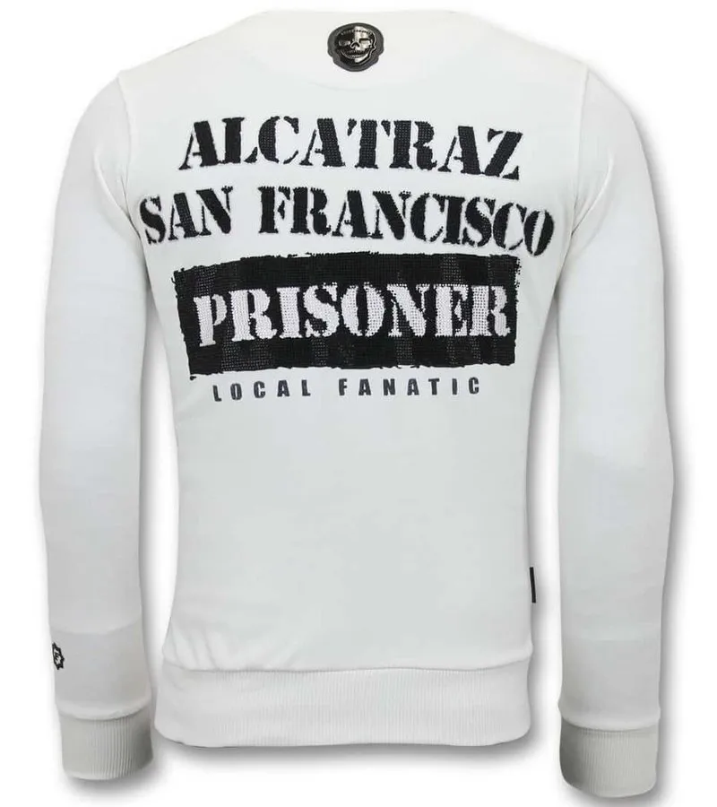 Exclusivo de los hombres de - Alcatraz prisionero - Blanco
