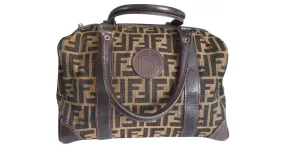 Fendi ZUCCA DE BOSTON Castaño 