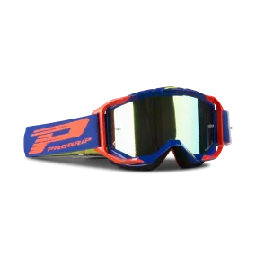 Gafas de Cross Progrip 3303 Vista Multilayered Azul-Naranja Fluorescente