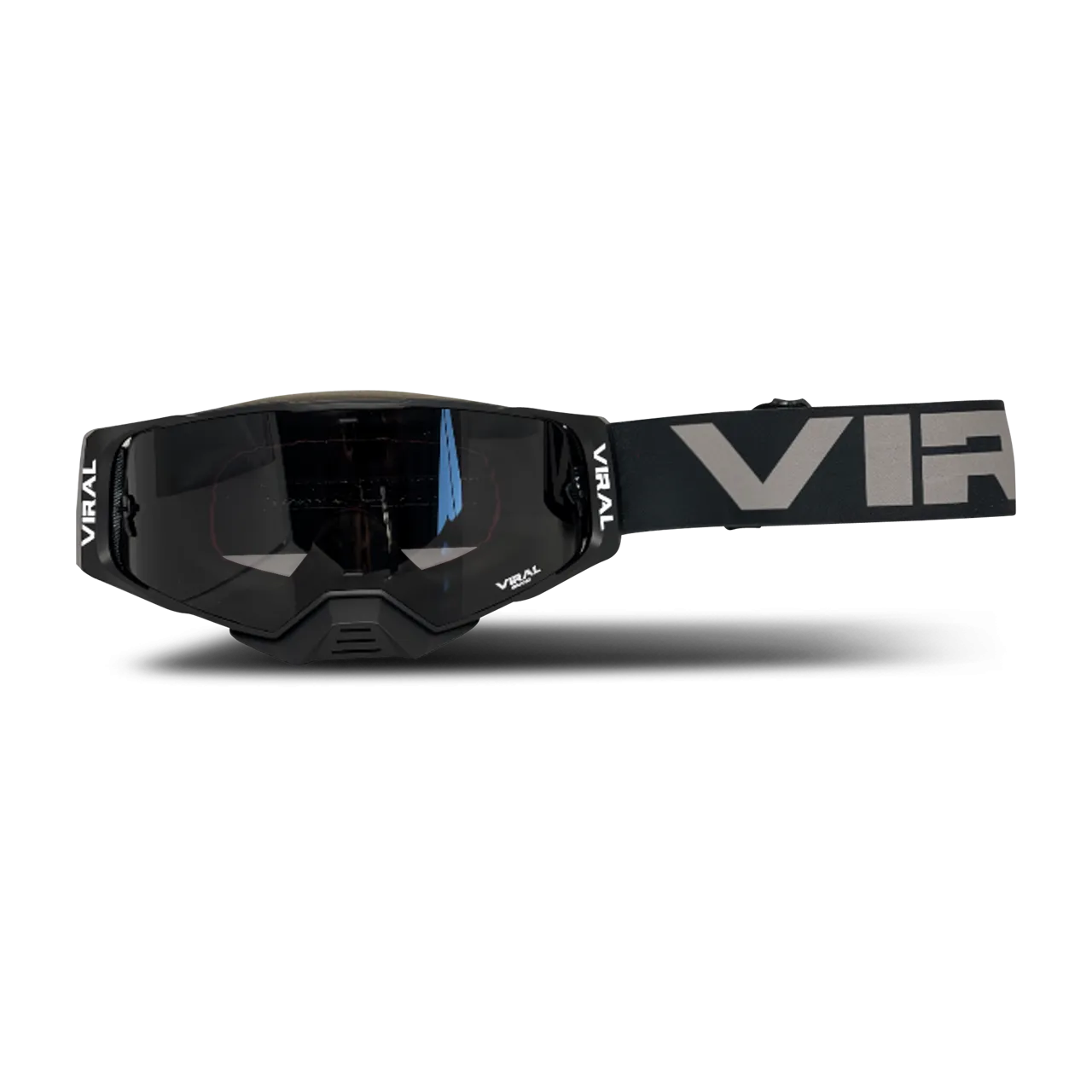 Gafas de Cross Viral F2 Series Negras - Lente Ahumada \t