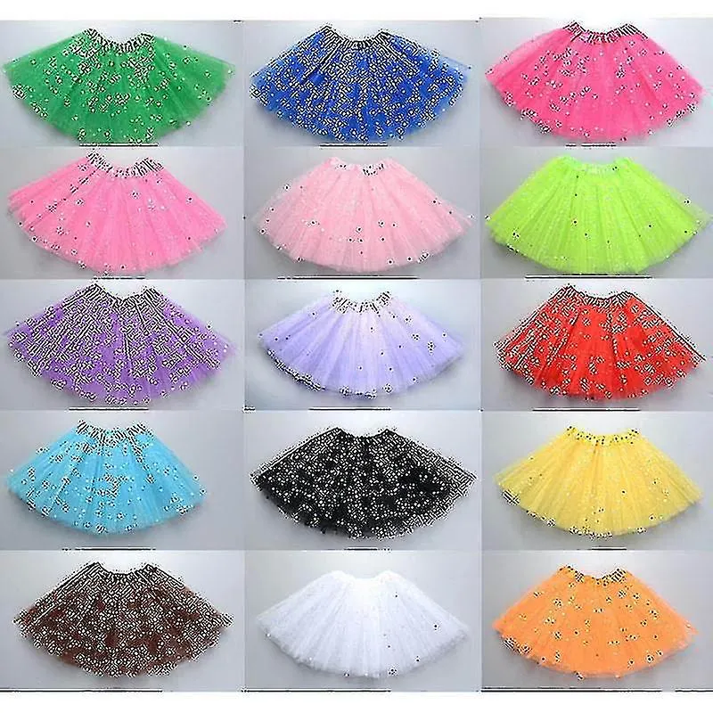 Halloween Mujeres Kid Mesh Tutu Tulle Falda Corta Cosplay Falda