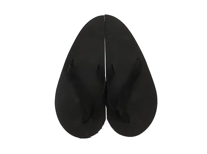 JACQUEMUS Sandalias T.UE 39 poliéster Negro 