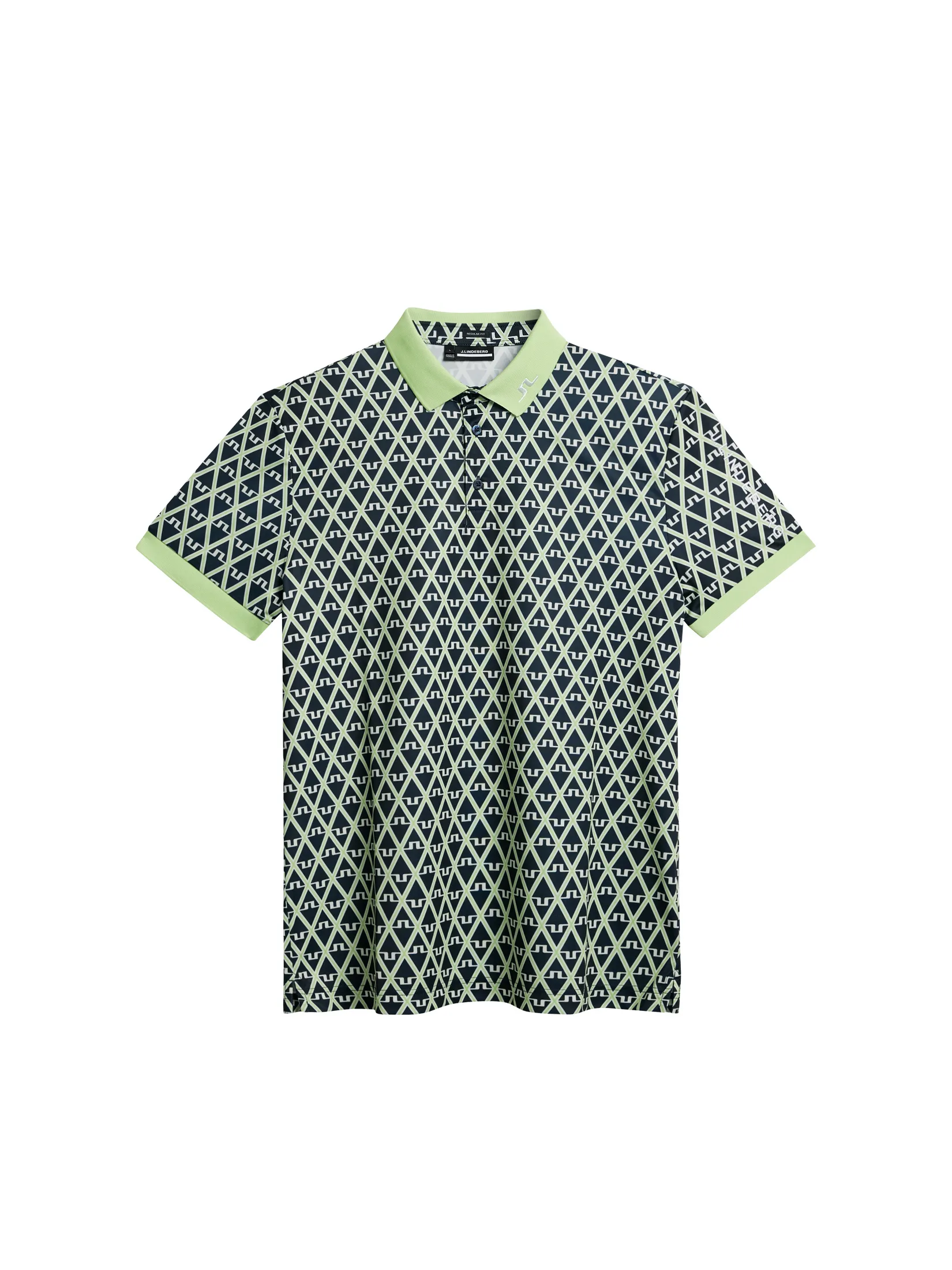 J.Lindeberg Tour Tech Regular Fit Print Polo Herren