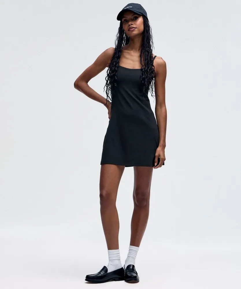 Lululemon Vestido de tirantes tipo camiseta lululemon Align - Negro | UL21-F6TG