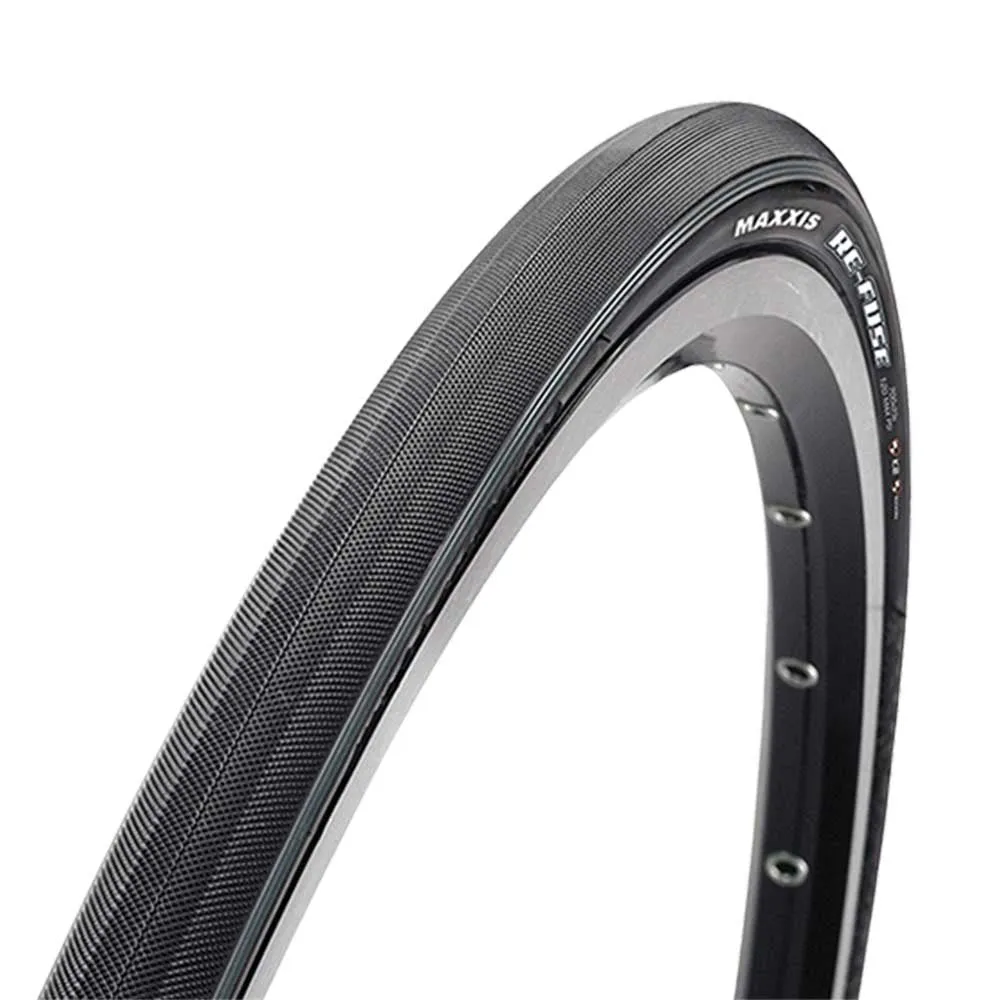 MAXXIS LLANTAS  RE-FUSE – 700X40C / PLEGABLE / NEGRO / 60 TPI / MAXXSHIELD/TR
