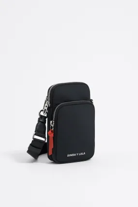 Minibolso nylon negro