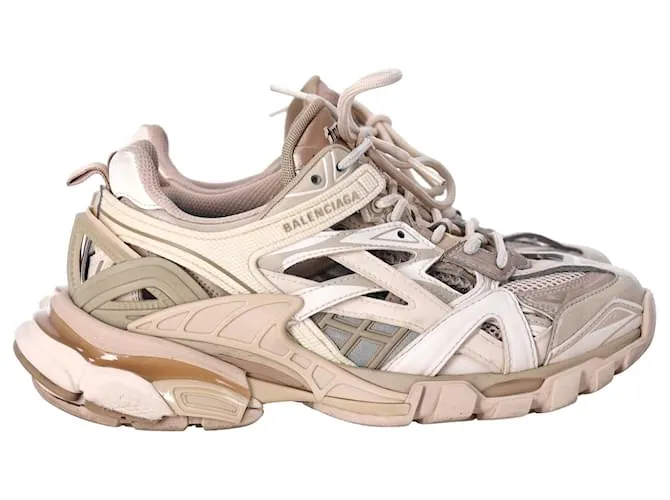 Pista de Balenciaga.2 Deportivas Poliuretano Beige 