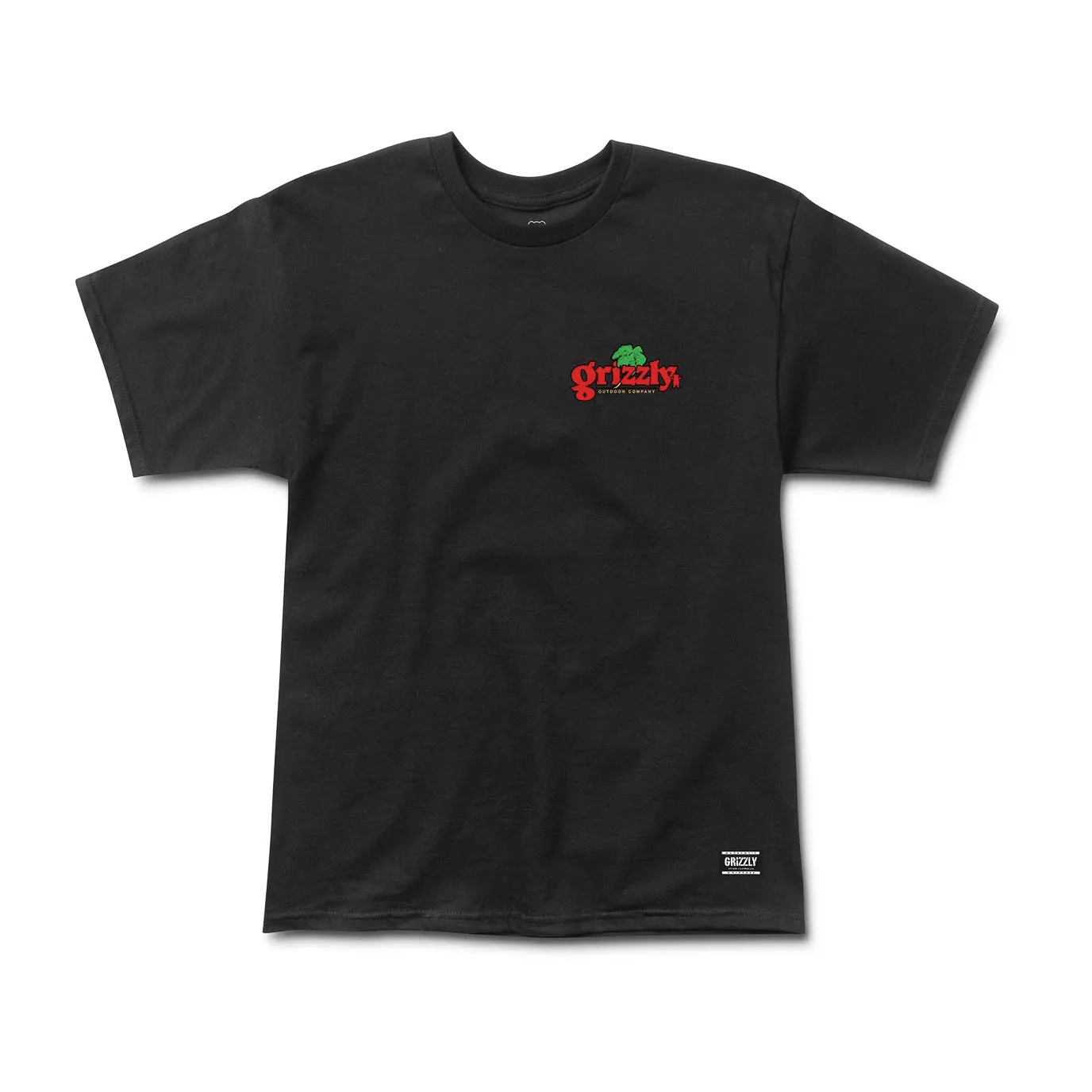 Remera Grizzly Rum Punch Negro