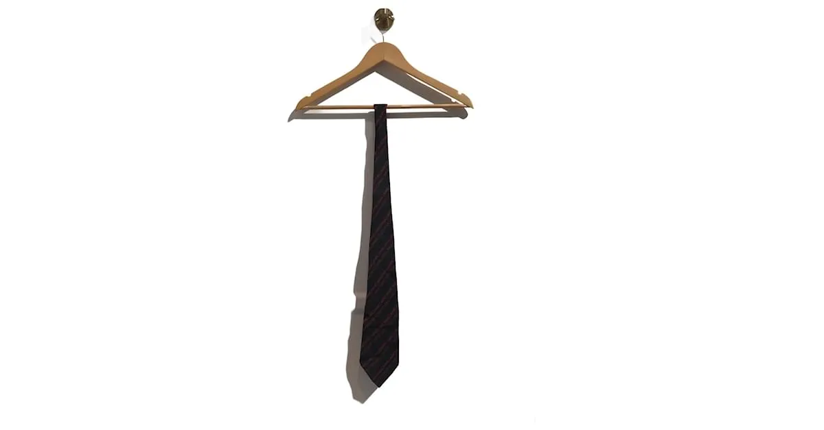 SAINT LAURENT Corbatas T.  Seda Negro 