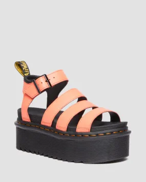 Sandalias con plataforma Blaire Quad de piel Pisa con tiras