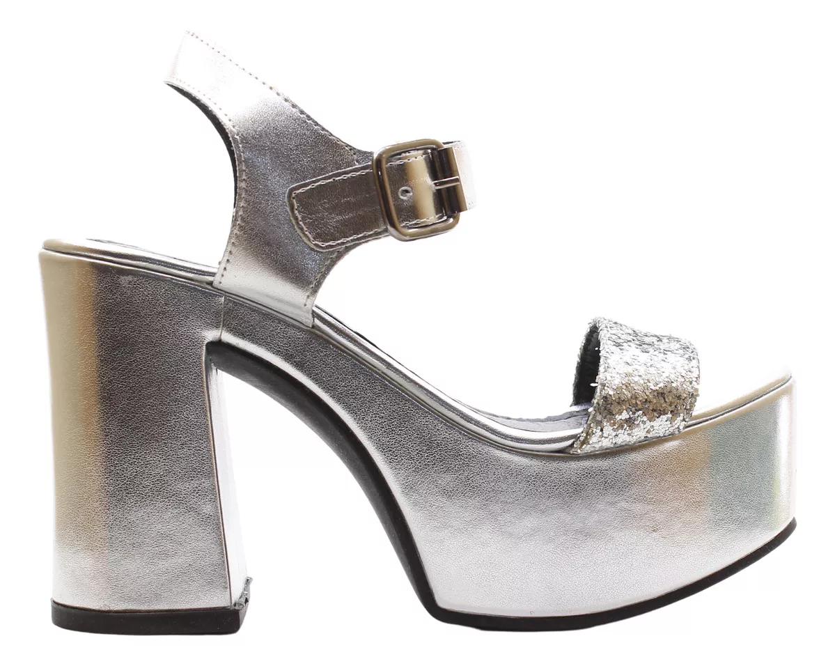 Sandalias Plataforma Taco Alto Dama Cherie Cher93-s Carg