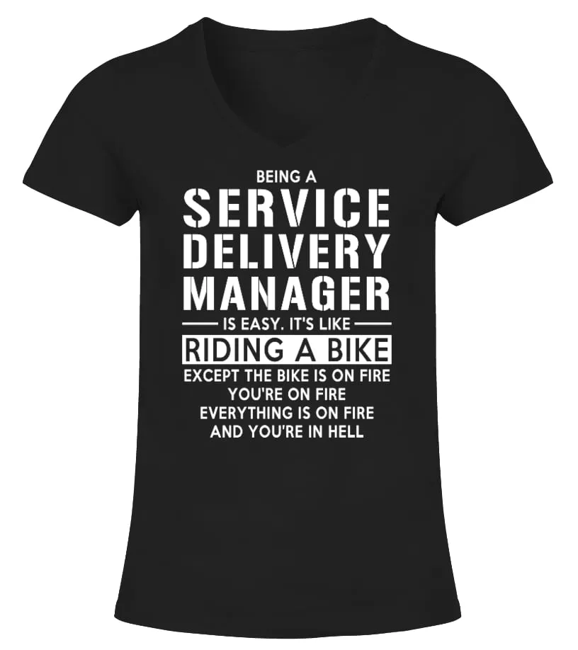 SERVICE DELIVERY MANAGER - LE T-Shirt col V Femme
