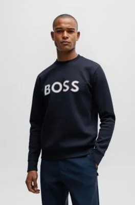 Sudadera de algodón con logo estampado en HD