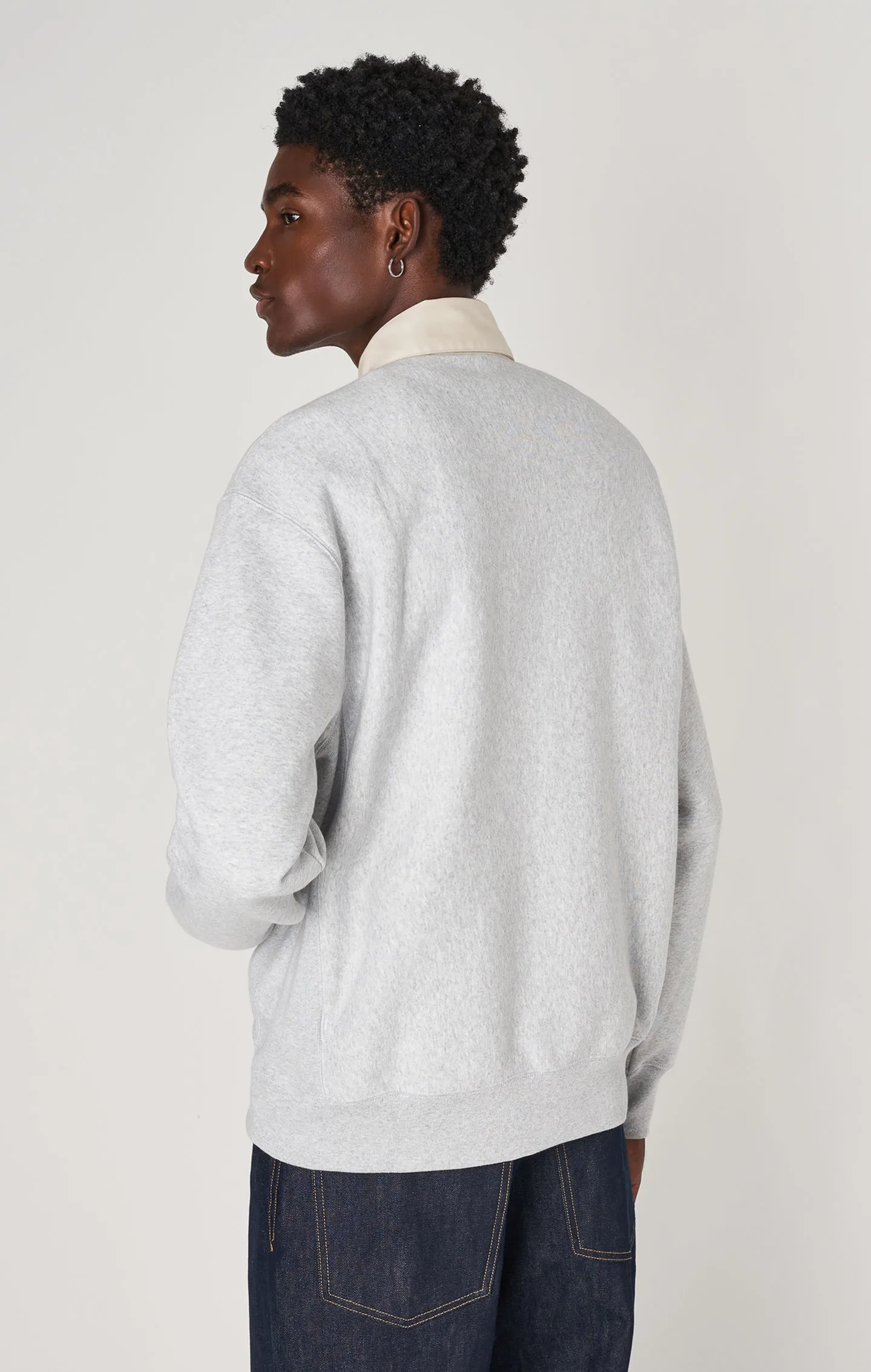 Sudadera de cuello tipo polo Reverse Weave