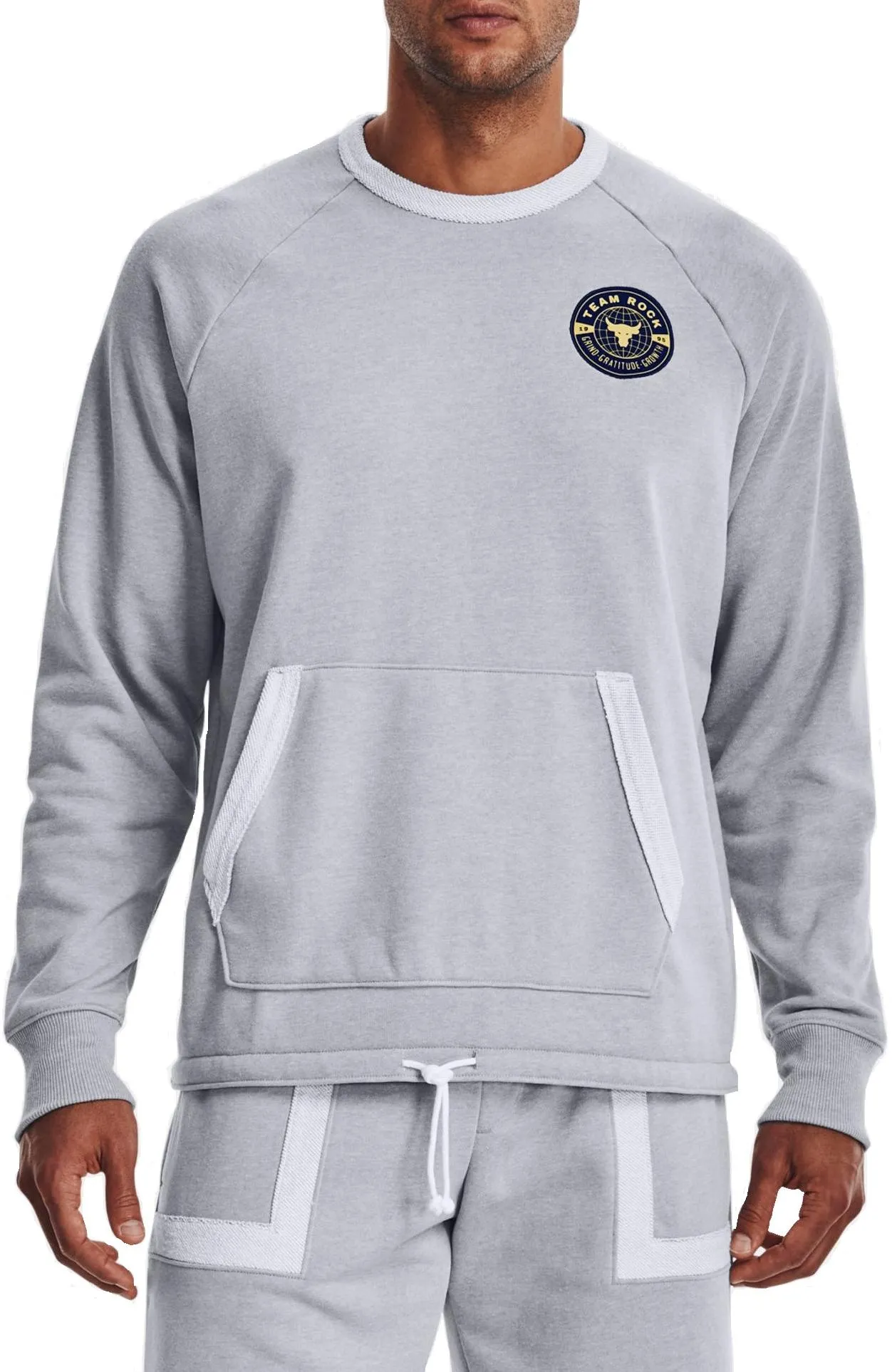 Sudadera Under Armour UA Pjt Rk Hvywght Terry Crew-GRY