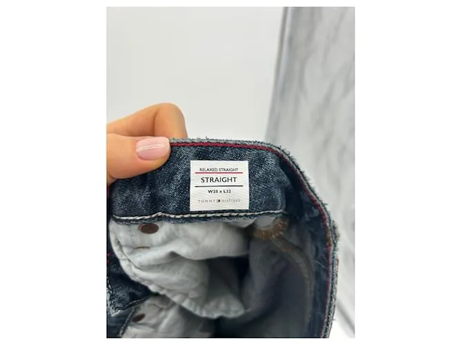 TOMMY HILFIGER Camiseta vaquera.fr 34 Algodón Azul 