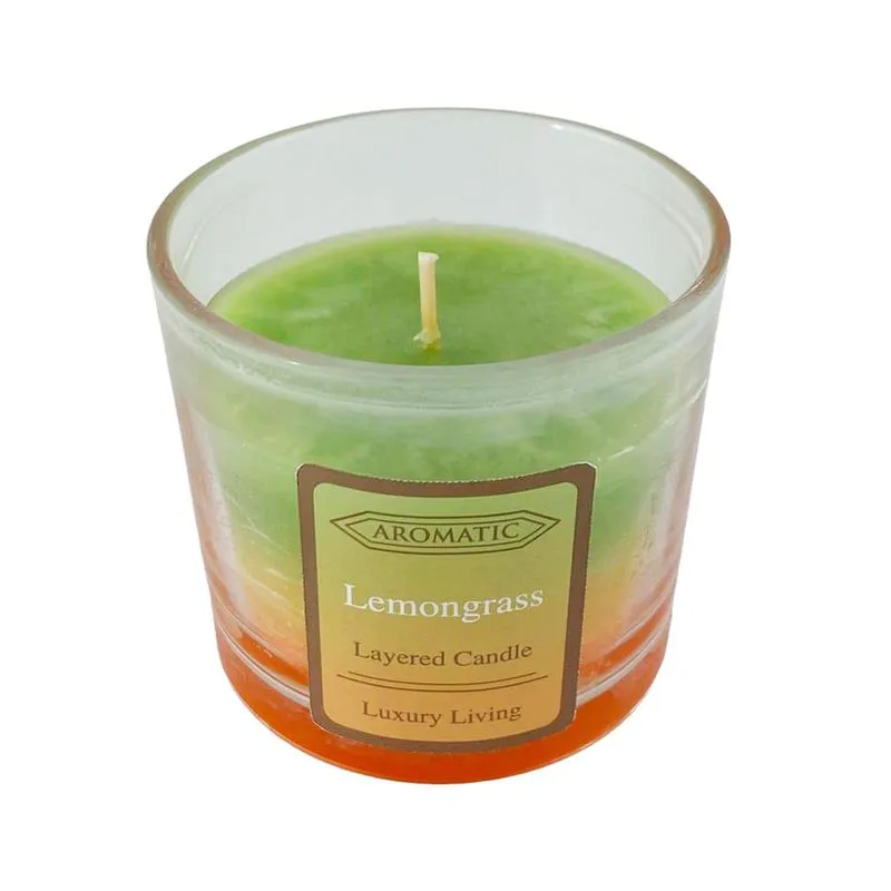 Vela Aromática Lemongrass 8.5x8.5x7.5cm | ConceptsSKU: 33864