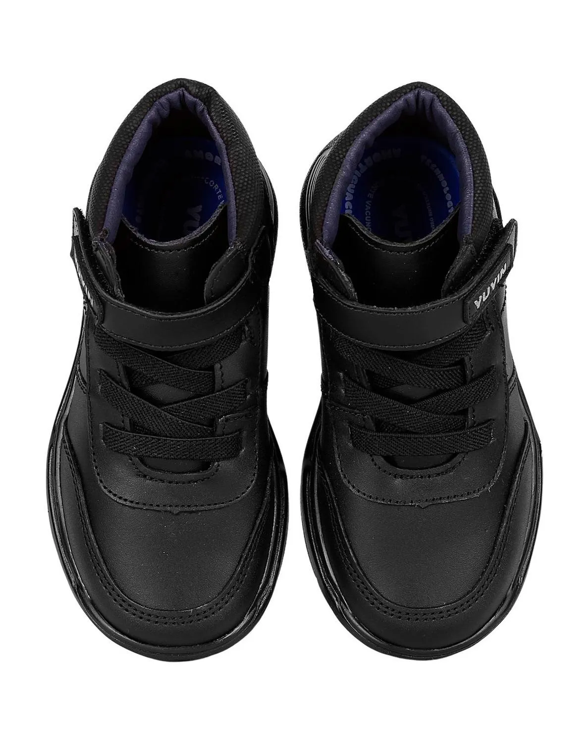 Zapato Nio Escolar Negro Piel Yuyin 04004104